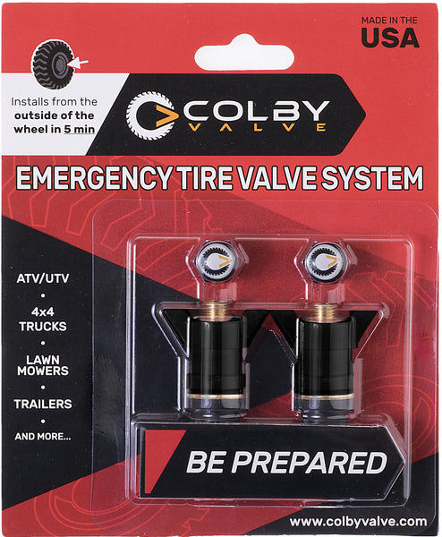 Emergency Tire Valve System 2-Pack