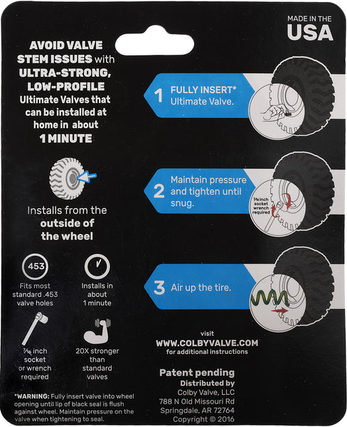 Ultimate Tire Valve System 2-Pack