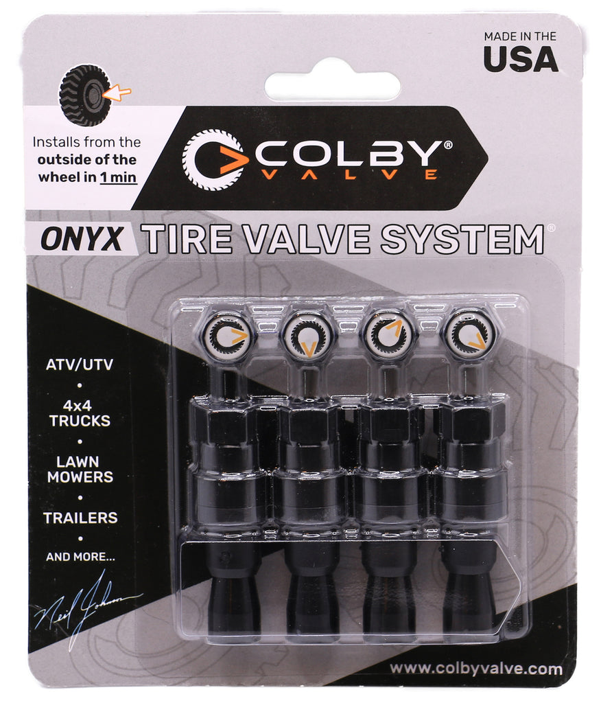 Onyx Tire Valve 4-pack